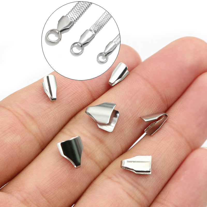 Jewelry Making Hobby - 100 Stück Edelstahl 2-7mm Flachs chnüre