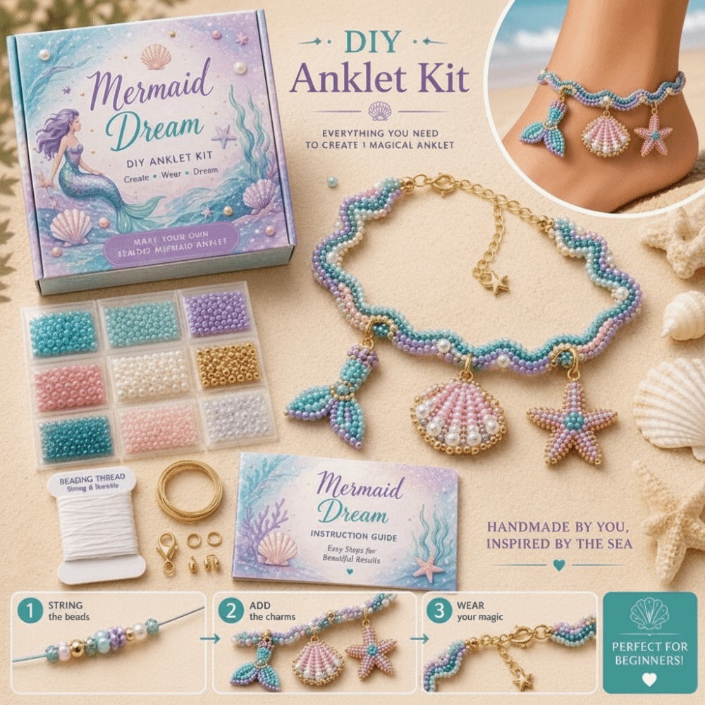 Jewelry Making For Beginners - Tiermotiv-Armband Unfertige Produkte Anfängerfreundliches Schmuckherstellungs-Set Perlen-Tiermotiv-Sets