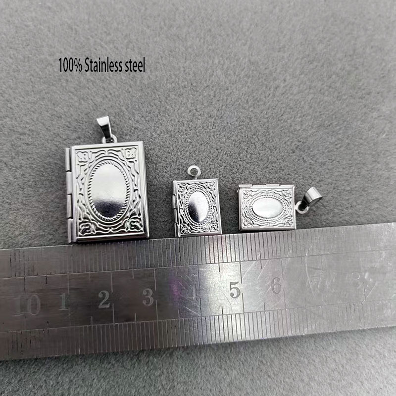Jewelry Making Guide Book - 10pc DIY Gravur Tiny Buch Medaillon