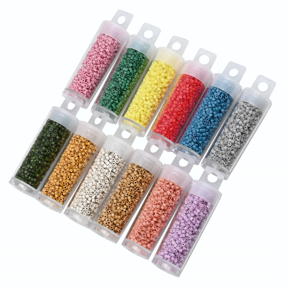 Jewelry Making Japan - 10 Gramm Japan mattierte kleine Glasperlen