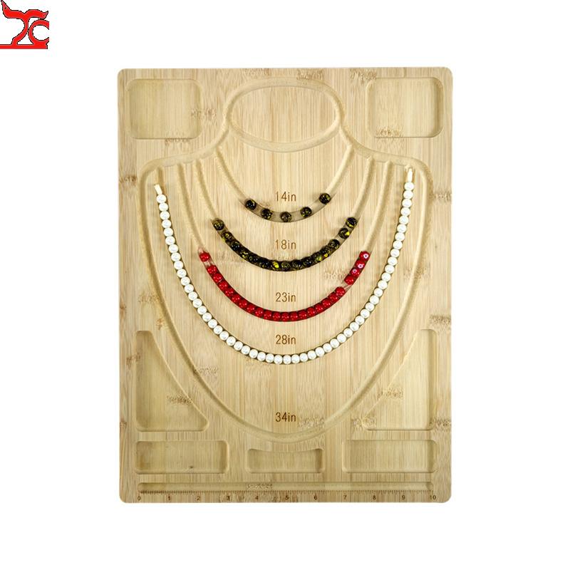 Jewelry Making Table - Handgemachte DIY Design Halskette Brett Bambus