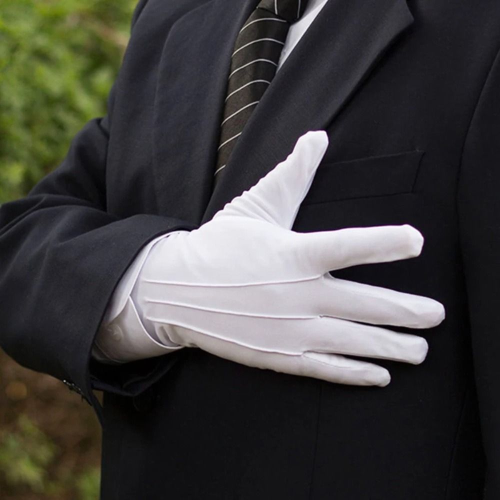 Jewelry Making Gloves - Weiche weiße Baumwollhandschuhe, dünne Hand, feuchtigkeitsspendende
