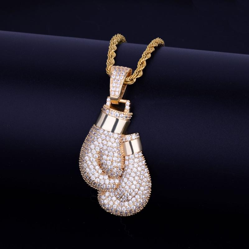 Jewelry Making Gloves - Hip Hop Bling Iced Kubikzircon Boxhandschuhe