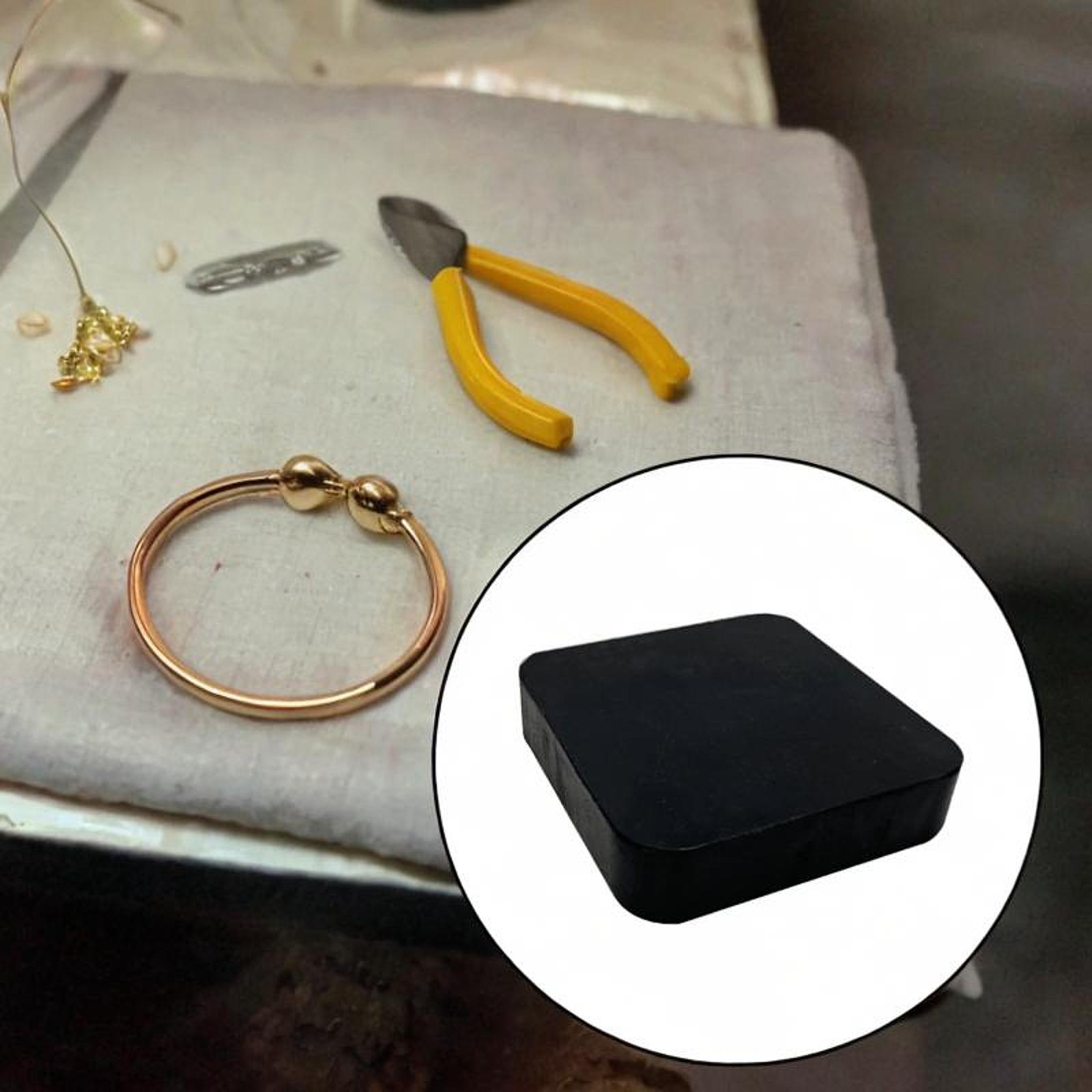 Xtool Jewelry Making - Gummi-Bankblock-Stanzbasis für die Schmuckherstellung, quadratisch, 10