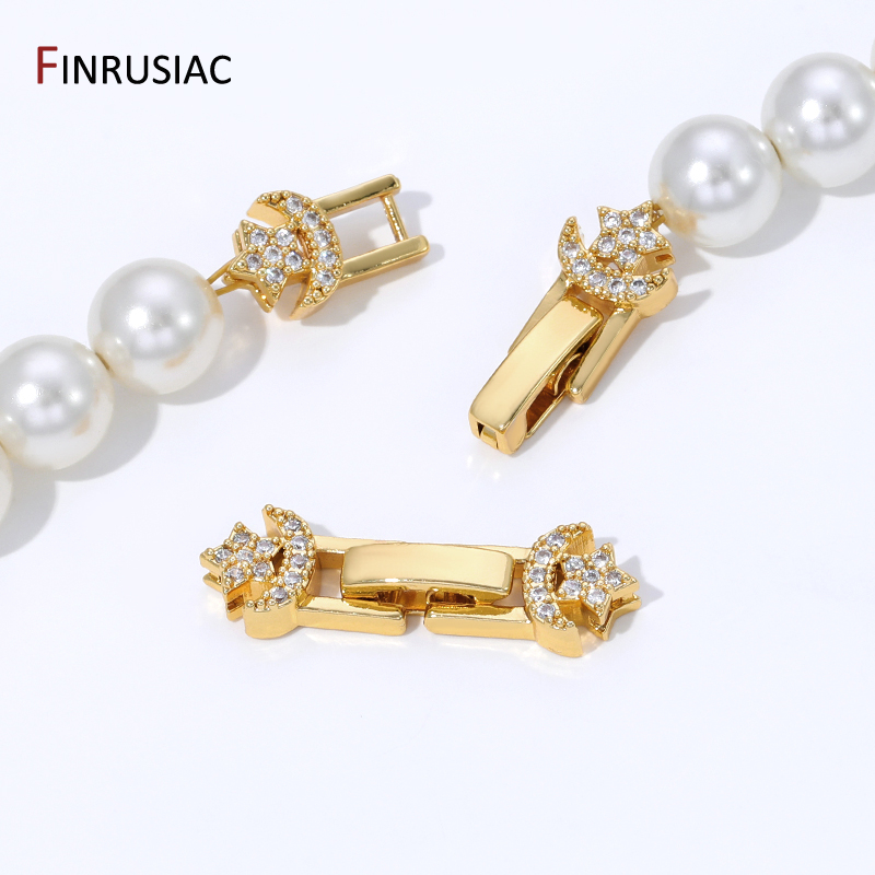 Jewelry Making Hobby - 18K vergoldeter Messing-Perlenverschluss, Verschlüsse für Armbänder,