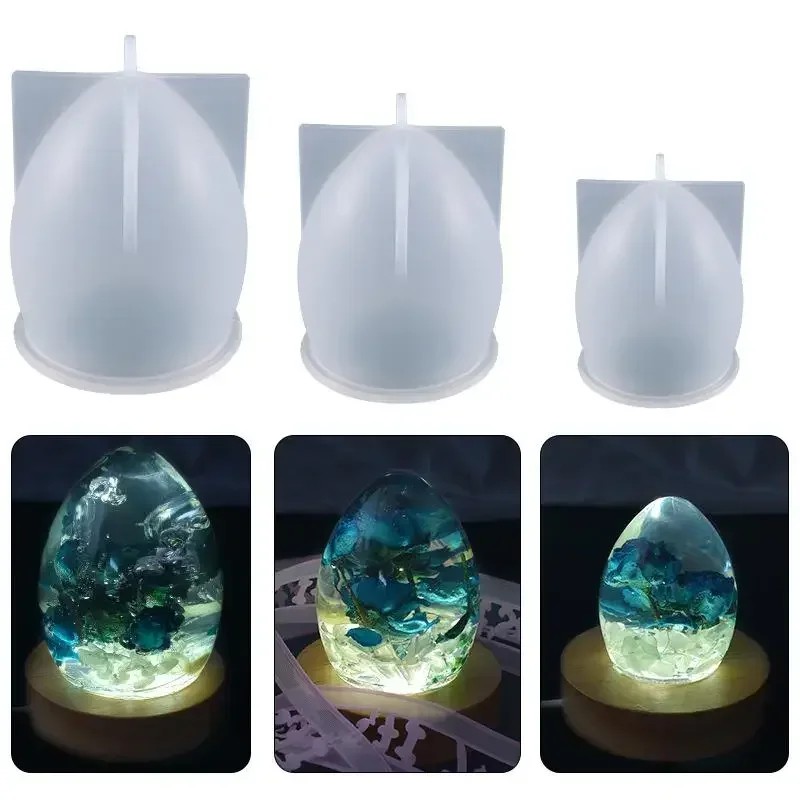 3-teilige Eiförmige Silikonfor – Jewelry Making Table Bewertung und Preis
