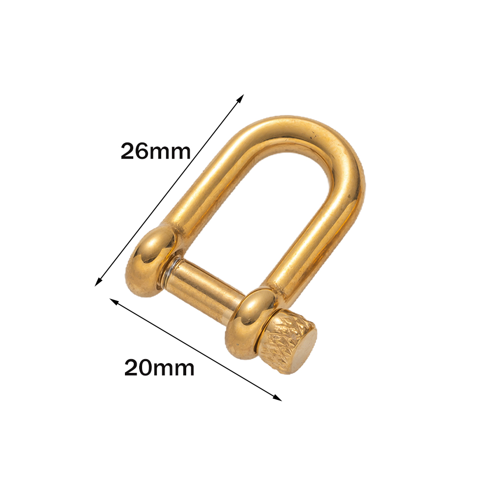 1 Stück 304 Edelstahl D-Ring A – Jewelry Making A Ring Bewertung und Preis