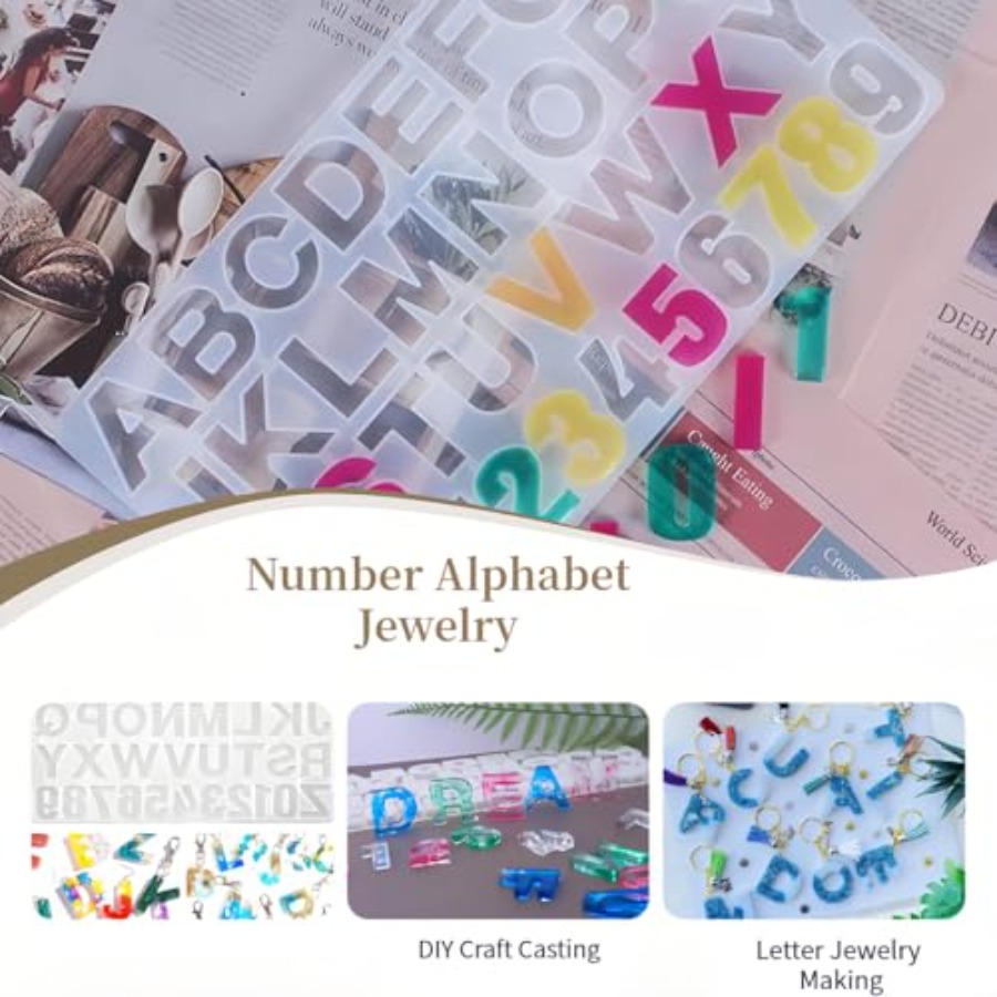 Silikon-Buchstabenformen für R – Jewelry Making For Beginners Bewertung und Preis