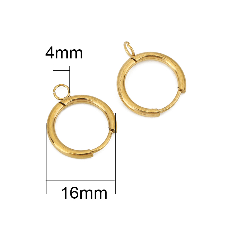 10 Stück PVD verblasst nie Ohr – Jewelry Making Hobby Bewertung und Preis