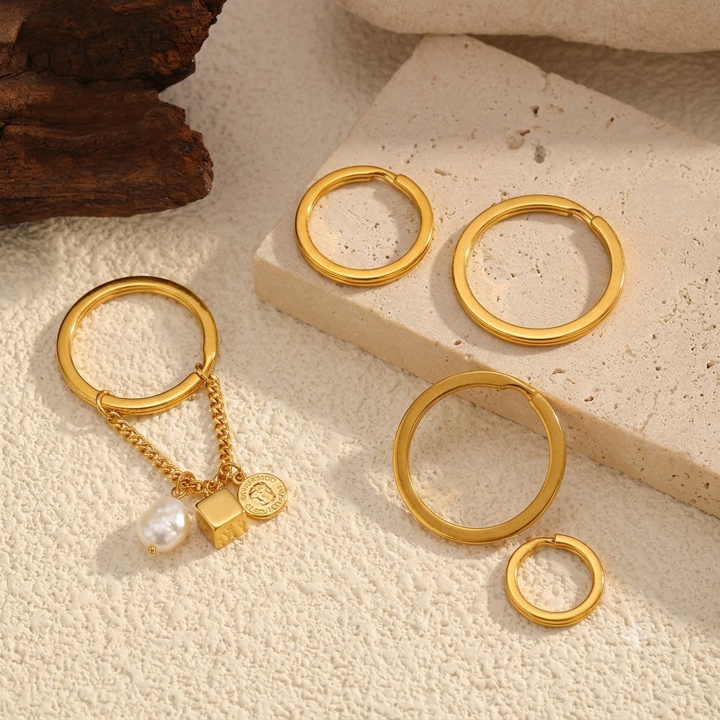 10 Stück Edelstahl 15-32mm Run – Jewelry Making A Ring Bewertung und Preis
