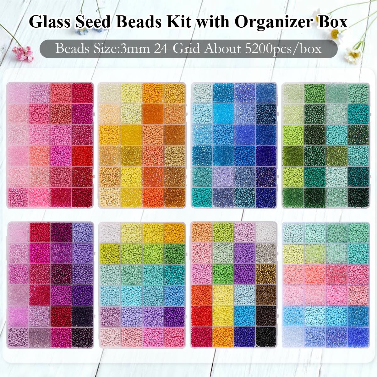 Set mit 5200 Glas Rocailles 3m – Jewelry Making Tutorial Bewertung und Preis