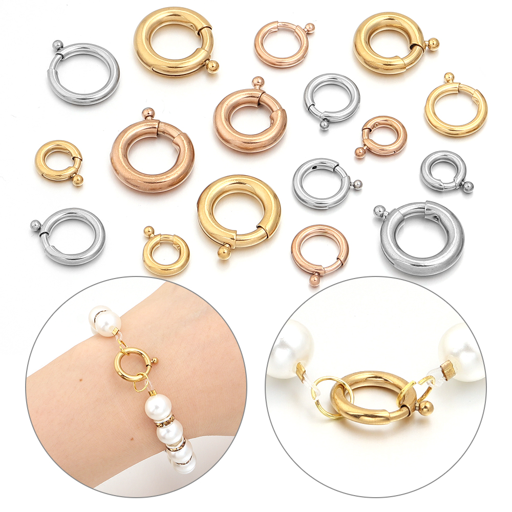 2 stücke Edelstahl Frühling Ve – Jewelry Making A Ring Bewertung und Preis