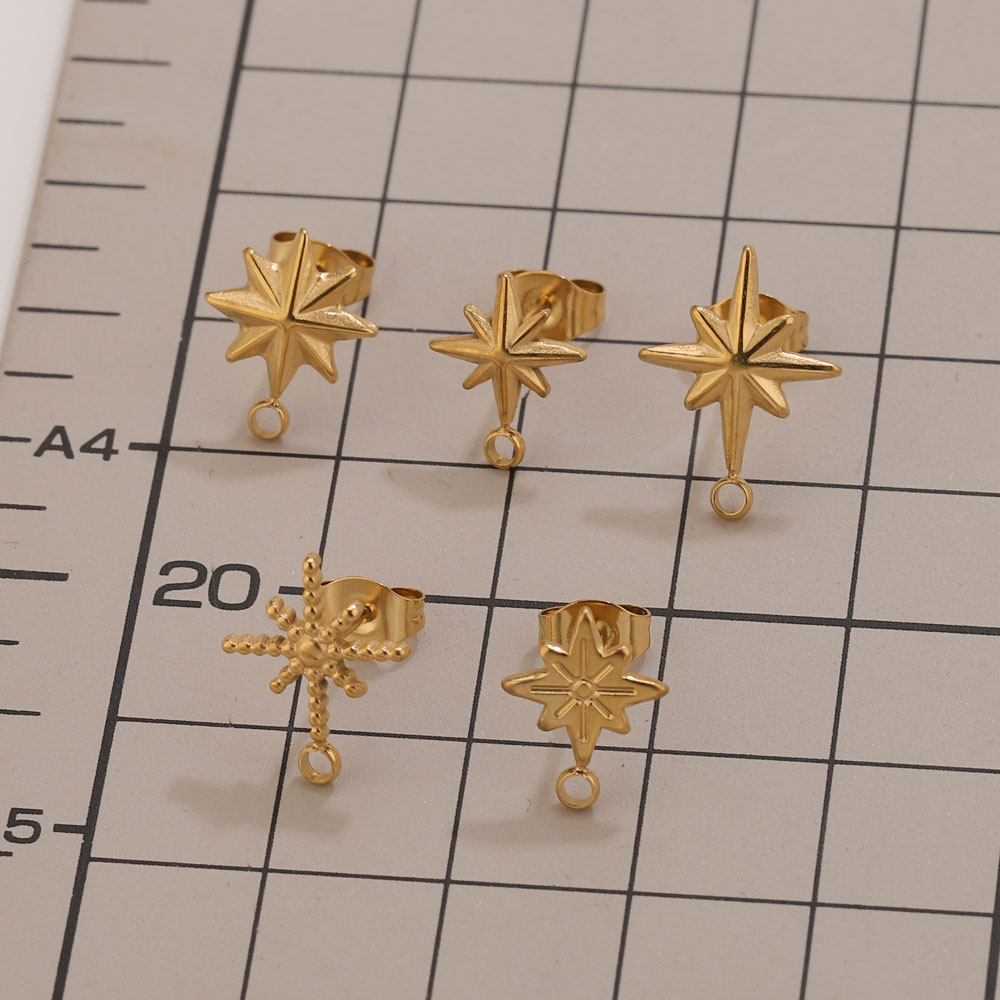 6 Stück Edelstahl-Stern-Ohrste – Jewelry Making Tutorial Bewertung und Preis