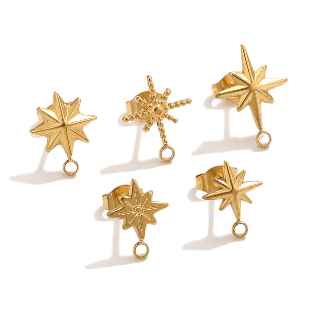6 Stück Edelstahl-Stern-Ohrste – Jewelry Making Tutorial Bewertung und Preis