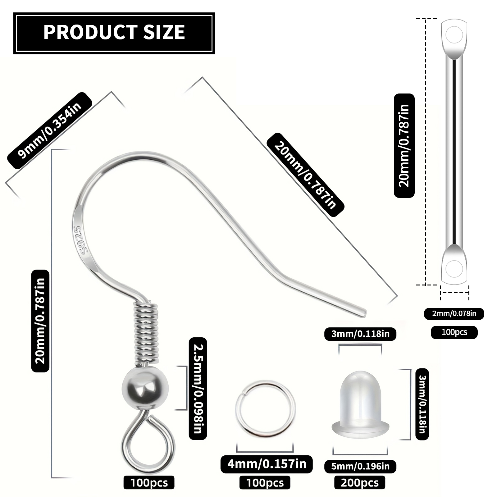 925 Silber/vergoldete Ohrringh – Jewelry Making A Ring Bewertung und Preis