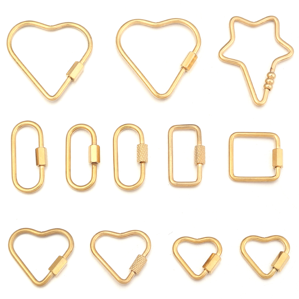 2pcs Gold Edelstahl Herz Schra – Jewelry Making Hobby Bewertung und Preis