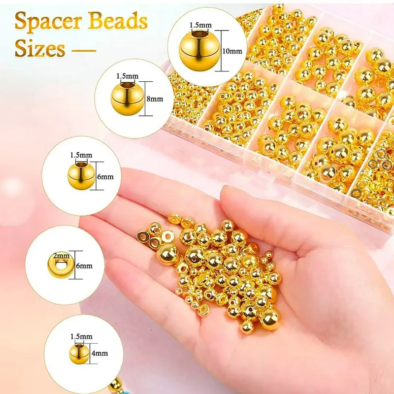 1000 Stück goldene Distanzperl – Jewelry Making Tutorial Bewertung und Preis