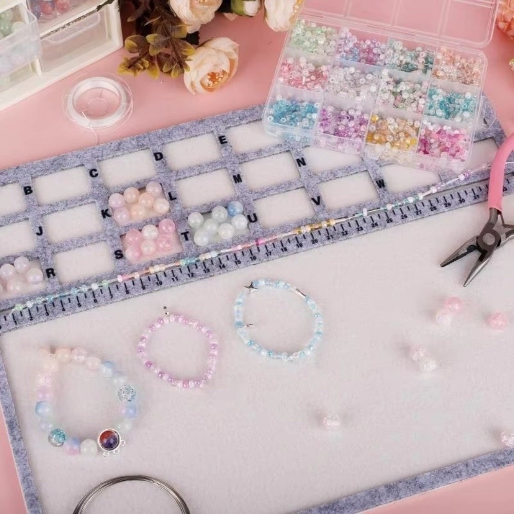 Filz-Perlensortiermatte mit Al – Jewelry Making Table Bewertung und Preis
