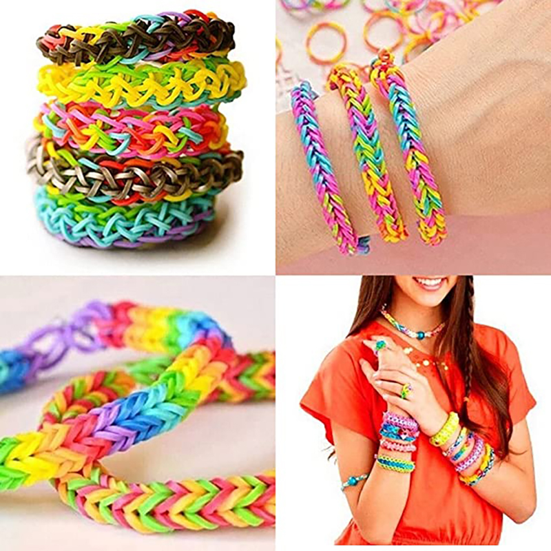 600-teiliges buntes Gummiband- – Jewelry Making Tutorial Bewertung und Preis