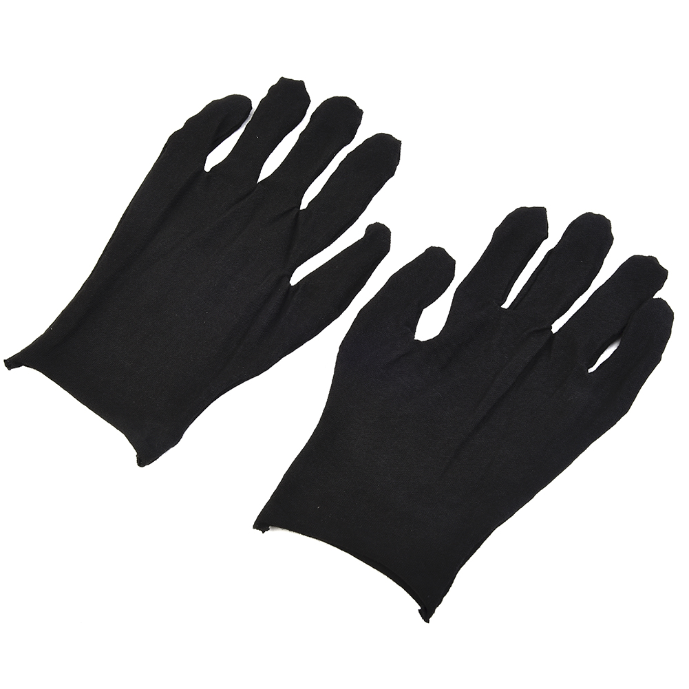 12 Paar schwarze Baumwollhands – Jewelry Making Gloves Bewertung und Preis