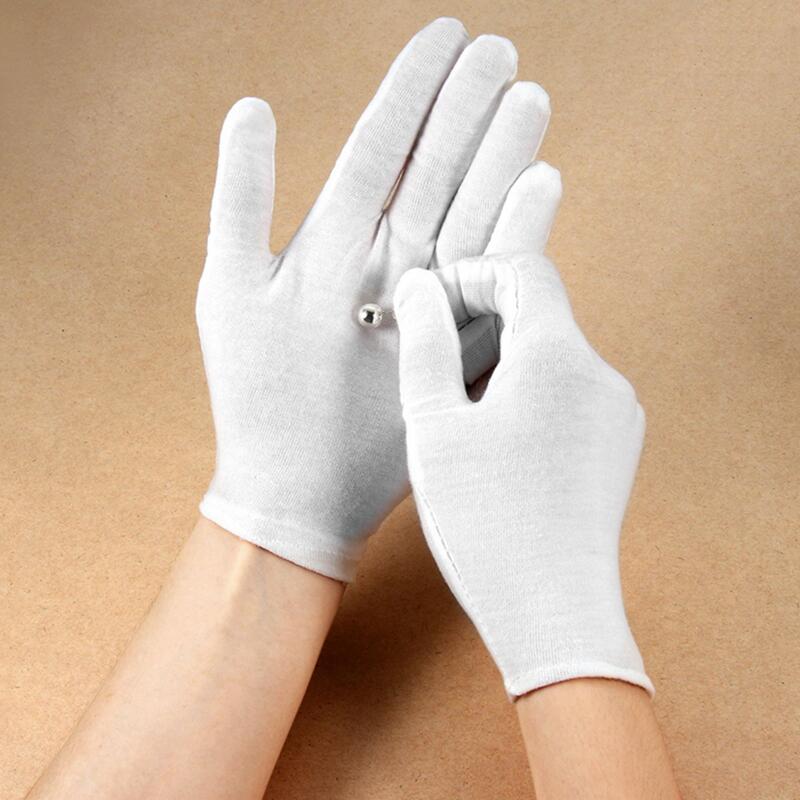 12 Paar weiße Baumwoll-Arbeits – Jewelry Making Gloves Bewertung und Preis