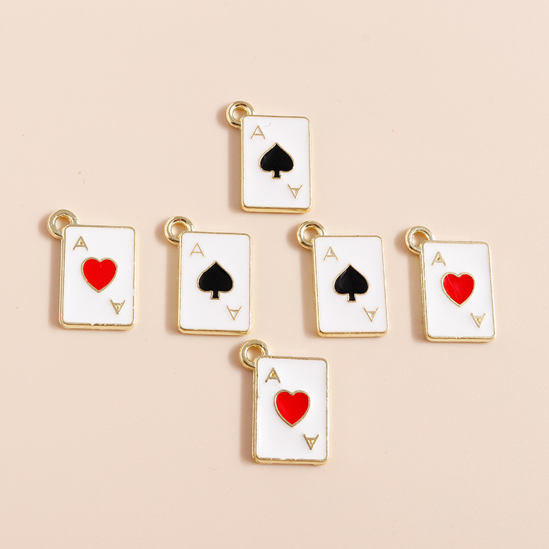 10 Stück Pokerspiel Ace Broadw – Jewelry Making Game Bewertung und Preis
