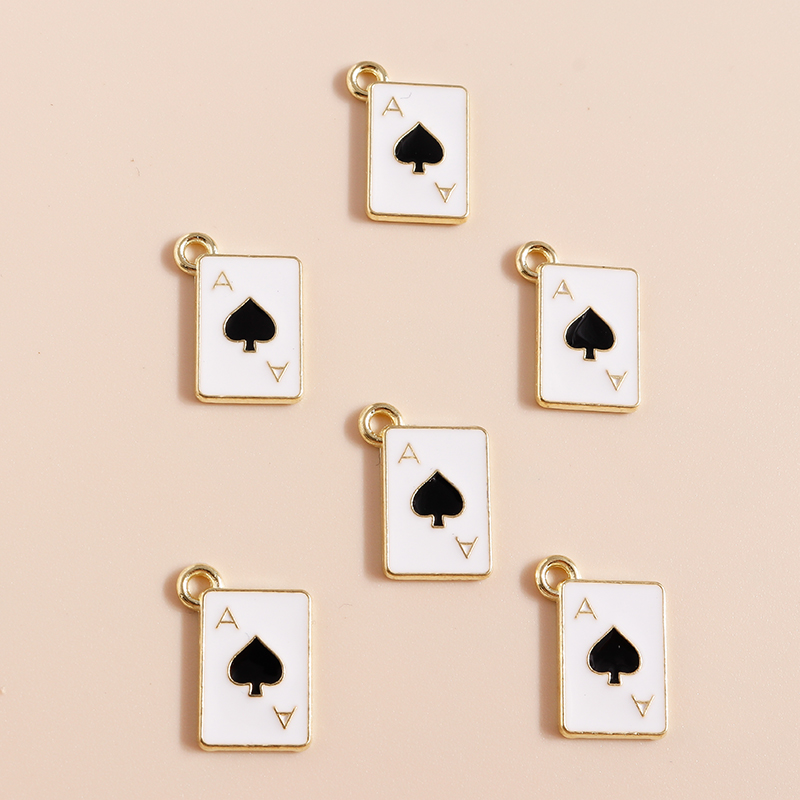 10 Stück Pokerspiel Ace Broadw – Jewelry Making Game Bewertung und Preis