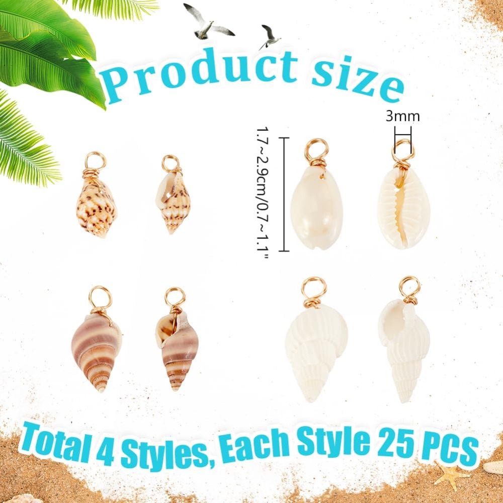 100 Stück 4 Stile natürliche M – Jewelry Making Tutorial Bewertung und Preis