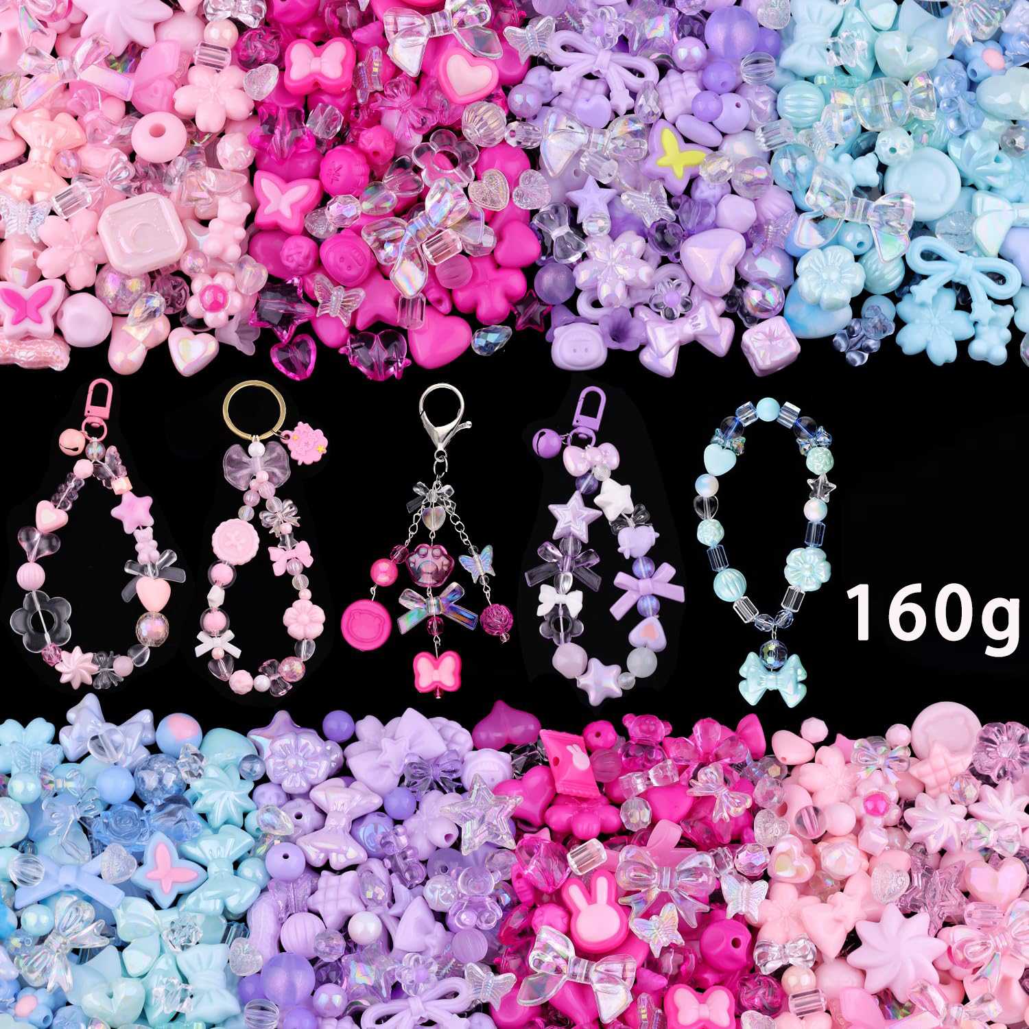 1 beutel Mischen Stil Candy Fa – Jewelry Making Game Bewertung und Preis