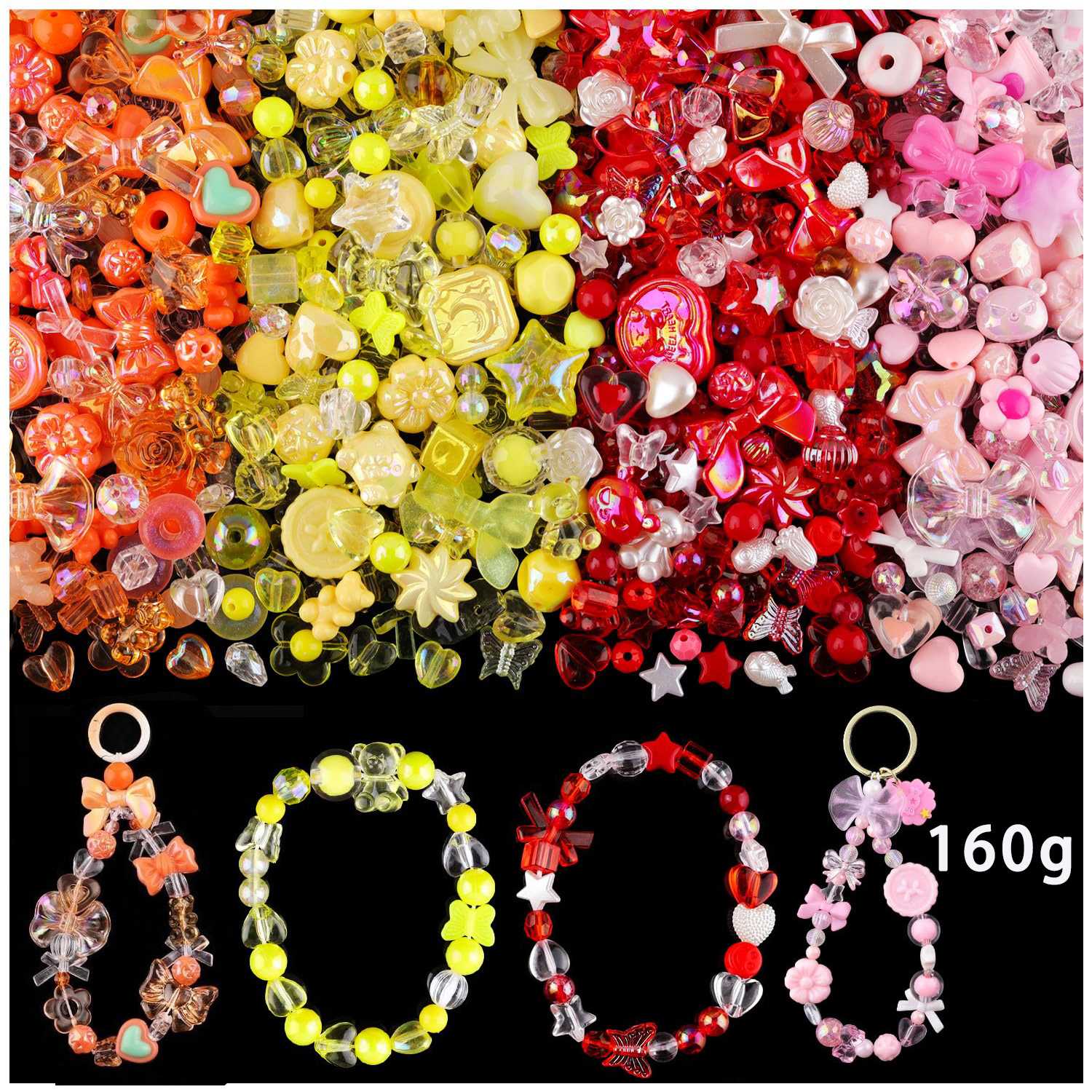 1 beutel Mischen Stil Candy Fa – Jewelry Making Game Bewertung und Preis