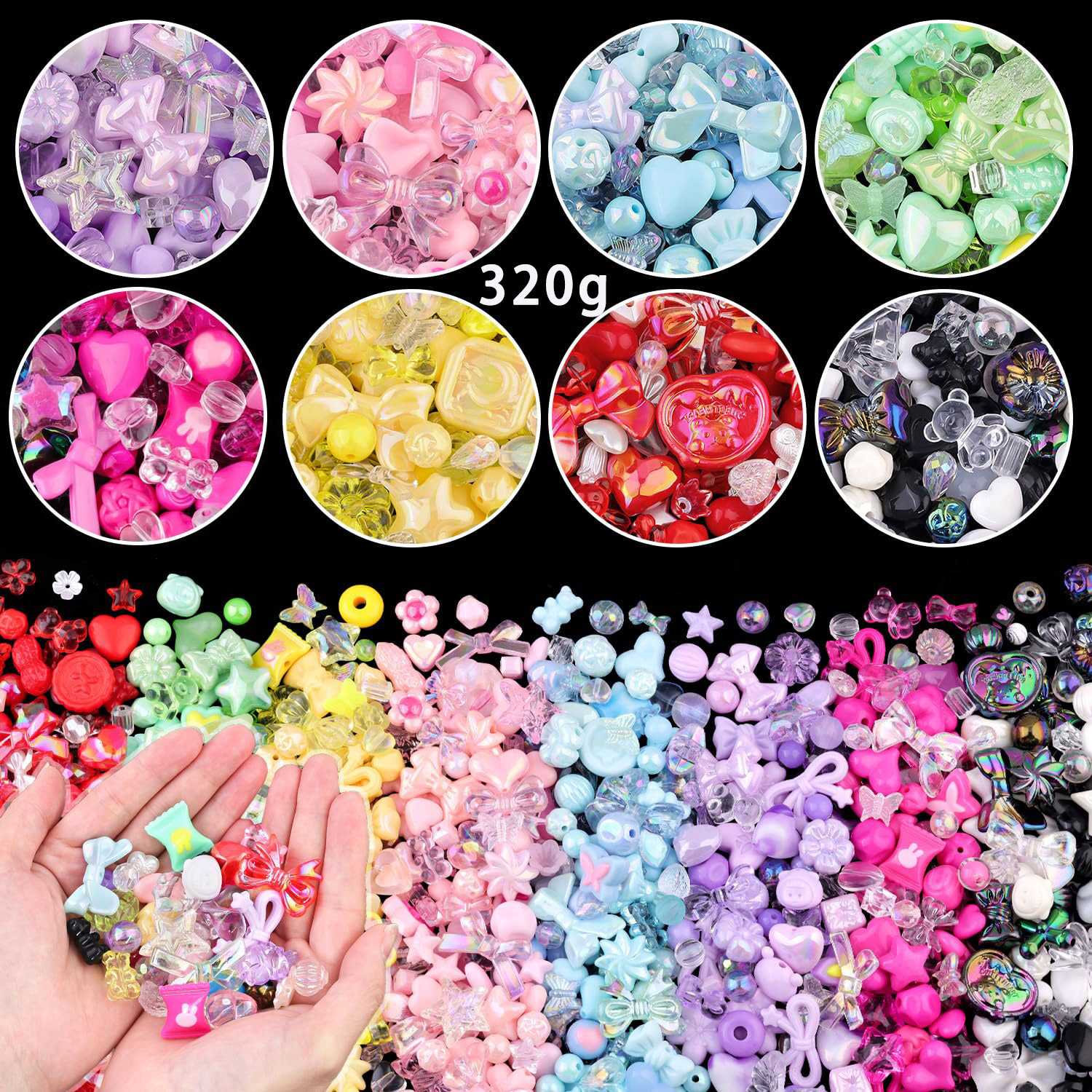 1 beutel Mischen Stil Candy Fa – Jewelry Making Game Bewertung und Preis