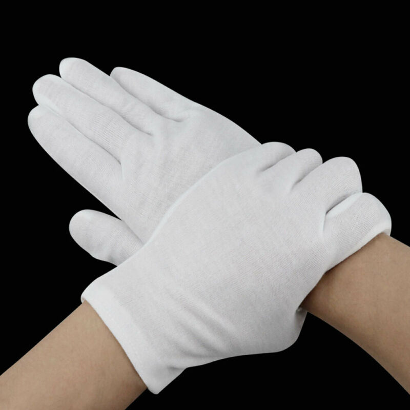 24 Stück weiße Handschuhe, 12  – Jewelry Making Gloves Bewertung und Preis