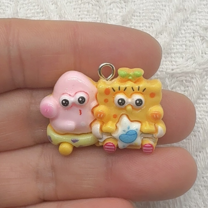 10 Stück Cartoon-Harzanhänger, – Jewelry Making Birthday Party Bewertung und Preis