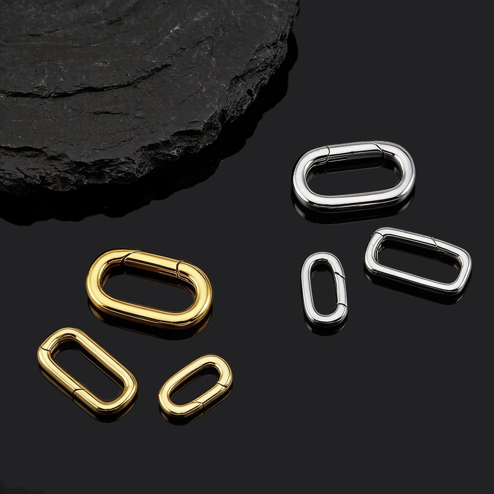 2 Stück 18K vergoldete ovale K – Jewelry Making A Ring Bewertung und Preis