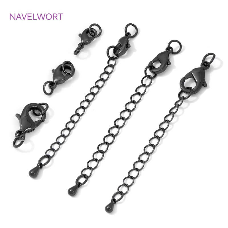 Schwarzer Messing-Karabinerver – Jewelry Making Hobby Bewertung und Preis