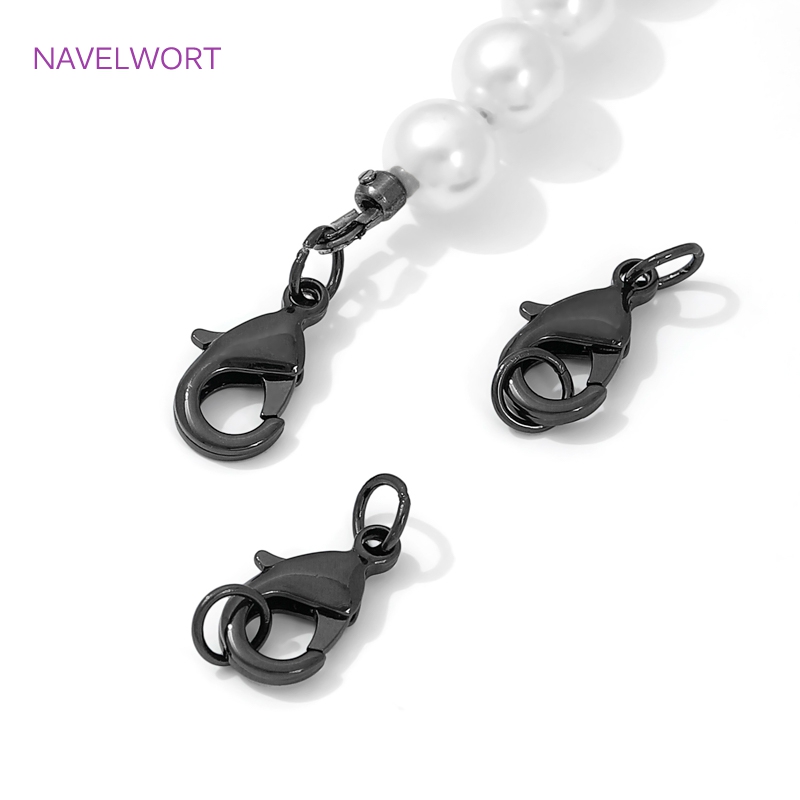 Schwarzer Messing-Karabinerver – Jewelry Making Hobby Bewertung und Preis