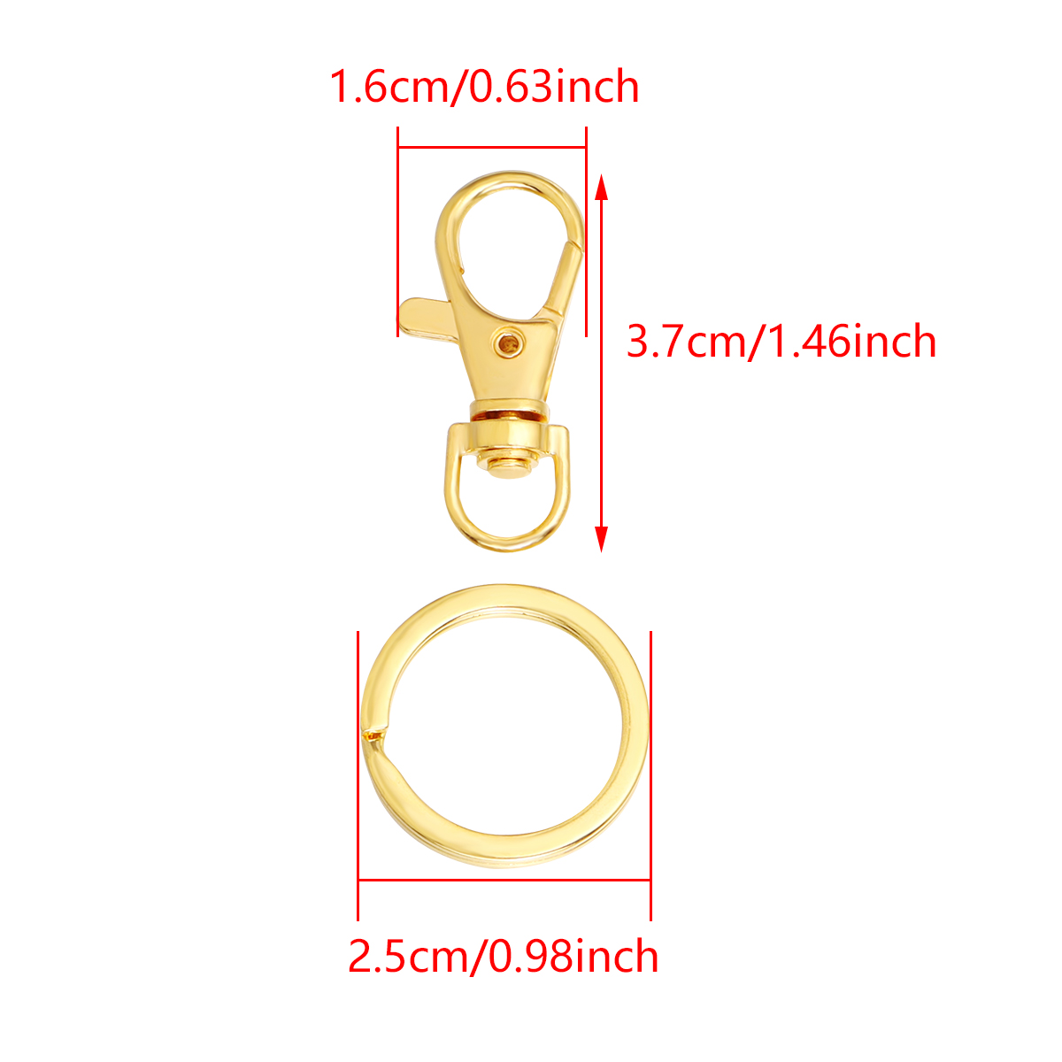 10 Sets Drehbare Karabinerhake – Jewelry Making A Ring Bewertung und Preis